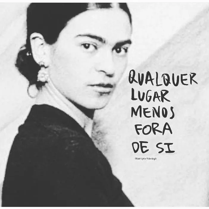 qualquer lugar menos fora de si